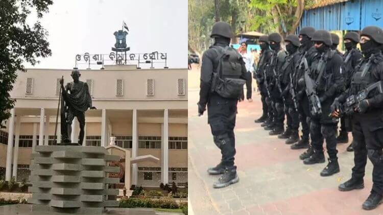 ବିଧାନସଭା ବଜେଟ୍ ଅଧିବେଶନ: ୩୪ ପ୍ଲାଟୁନ୍ ପୁଲିସ ଓ ବ୍ଲାକ୍ କମାଣ୍ଡୋଙ୍କ ସୁରକ୍ଷା ବ୍ୟୁହ