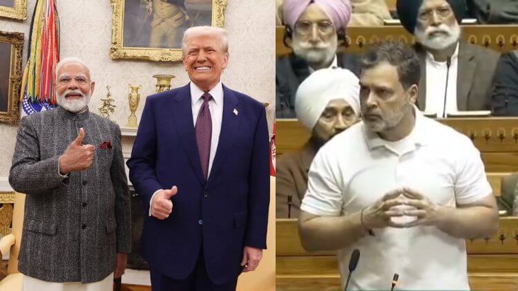 ଭୟଭୀତ ହୋଇ ଆମେରିକା ସହିତ ଆପୋଷ ବୁଝାମଣା କଲେ ମୋଦୀ :  ରାହୁଲ ଗାନ୍ଧୀ